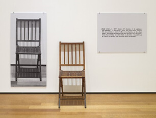 One and three chair 1965